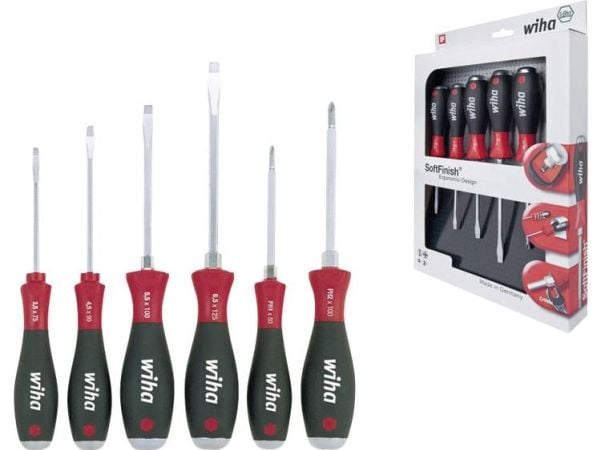 Wiha SoftFinish 530 - Ruuvimeisselisarja - 6 kpl