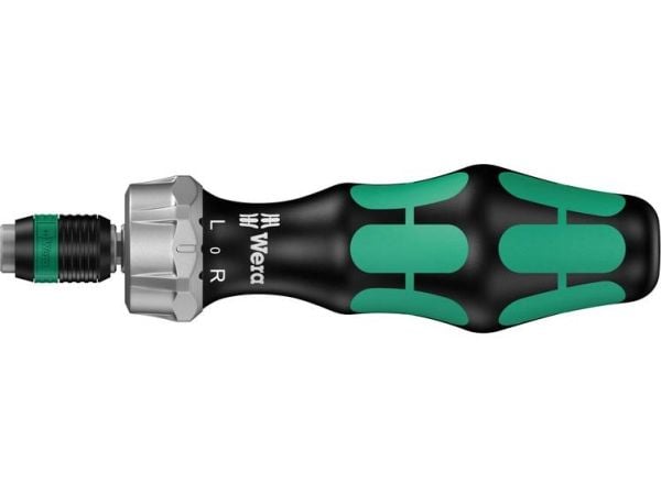 Wera 816 RA, Svart, Grønn, Svart, Grønn, 1/4", 204 g