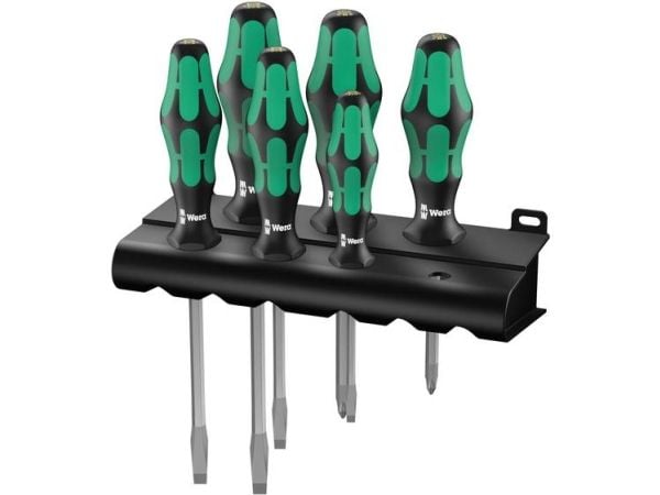 Wera 334 SK/6, Sort, Grønn