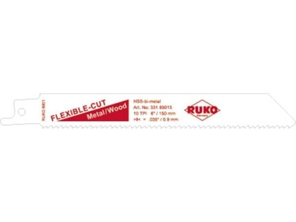 RUKO 33289015 sett med 5 bajonettsagblader 150 mm
