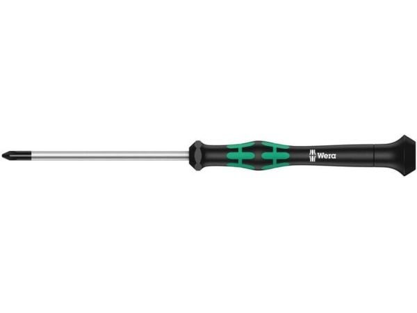 Wera 2055 PZ Electronics Phillips-skrutrekker, 13 mm, 15,7 cm, 13 mm, 14 g, svart, grønn