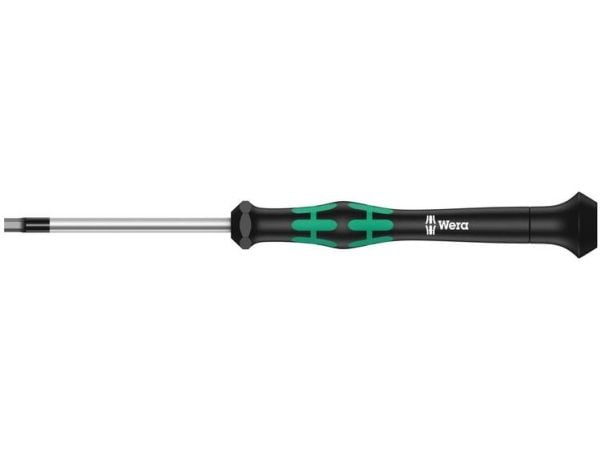 Wera 2054 Elektroniikka ja hienomekaniikka Kuusikulmainen ruuvimeisseli Avaimen leveys: 2 mm Avaimen leveys (tuuma): 5/64 tuuma Terän pituus: 60 mm...