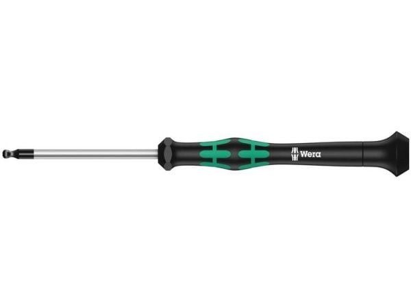 Wera 2052 Elektroniikka ja hienomekaniikka Kuusikulmainen ruuvimeisseli Avaimen leveys: 3 mm Terän pituus: 60 mm