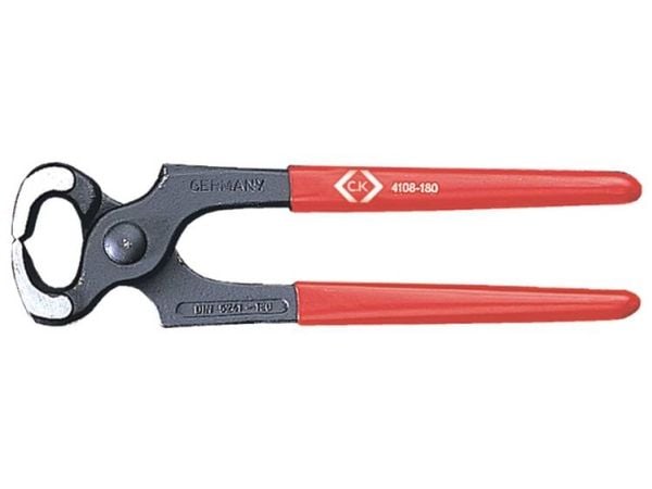 C.K Tools T4108A 06, Endekuttende tang, Stål, Plast, Rød, 160 mm