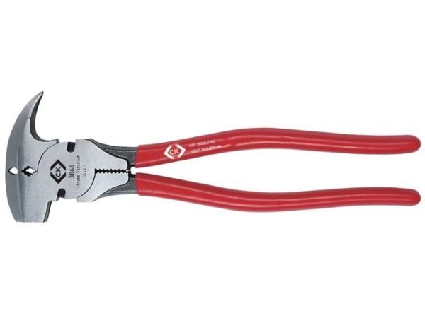 C.K Tools T3866, Gjerdetang, Stål, Rød, 265 mm