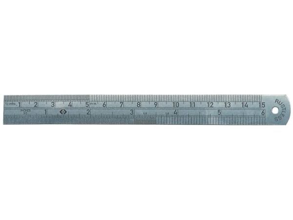 C.K. T3530 06 Målestok 0,15 m Rustfrit stål