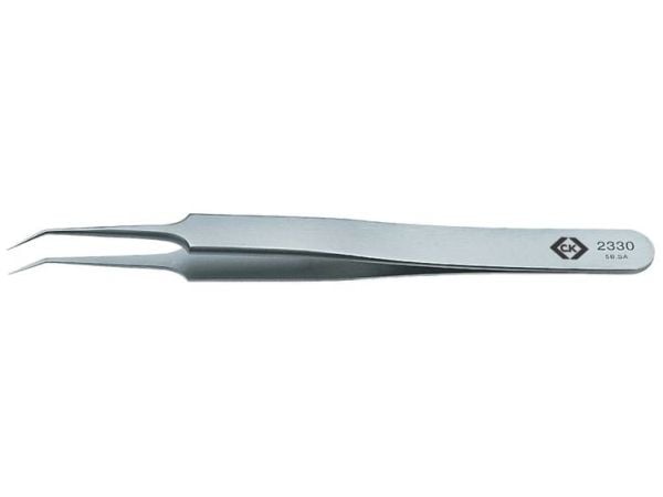 C.K. T2330 Precisionspincett 5b SA Spets, böjd 60°, superfin 110 mm