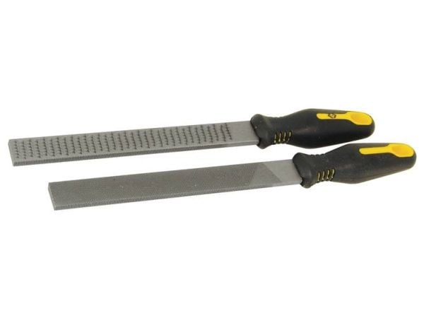C.K Tools T0106 06, 2. kutt, Metall, Tre, Kull stål, Sort, Gult, Mykt grep, 15,2 cm