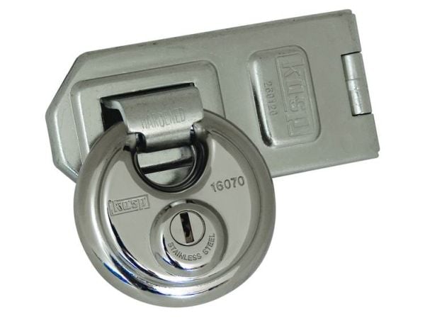 Kasp K16070D260 hengelås ulike sølv nøkkellås