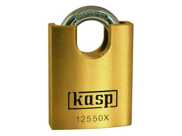 Kasp K12550XD hengelås 50 mm ulike gule nøkkellås