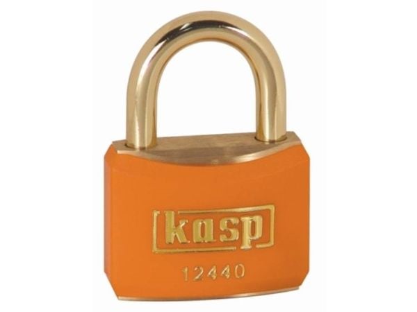 Kasp K12440ORAA1 hengelås 40 mm identiske gullfargede nøkkellås