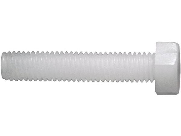 TOOLCRAFT 830237 sexkantskruv M3 20 mm utvändig sexkant DIN 933 plast/Polyamid 10 st