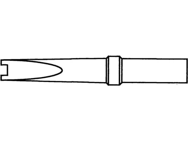 Weller ET SMD, Loddespiss, Weller, Metallisk, 1 stykker, 2,5 mm, 1,5 mm