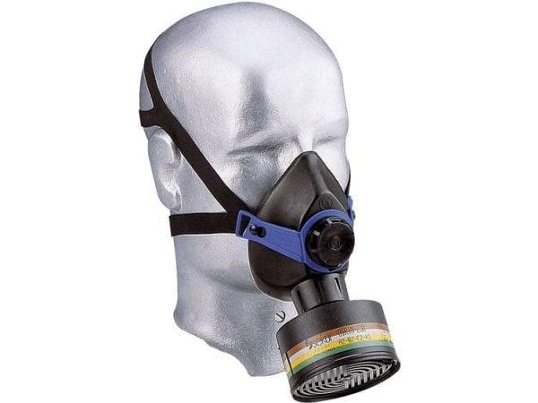 Ekastu Polimask 330 466 605 Åndedrætsbeskyttelse halvmaske ilman suodatinta 1 stk DIN EN 140, DIN EN 148-1