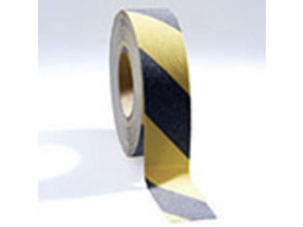 COBA Europe GF010702 halkfri tejp (L x B x H) 18,3 m x 50 mm x 0,5 mm svart/gul