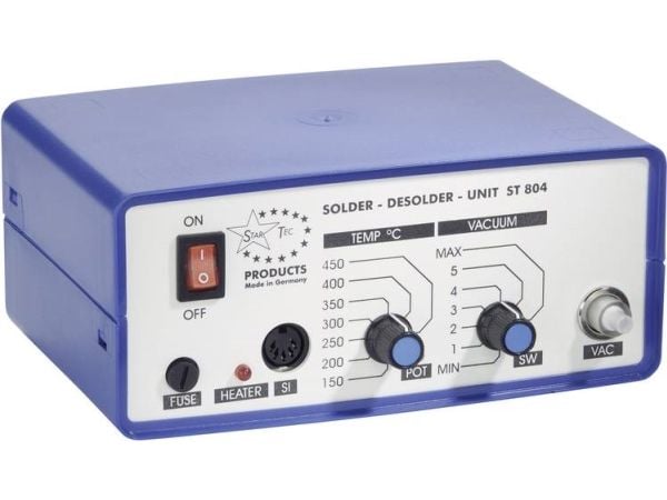 Star Tec ST 804 lodde-/avlodningsstasjon analog 80 W +150 til +450 °C
