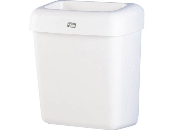 Affaldskurv Tork B2 plast hvid 20 ltr.