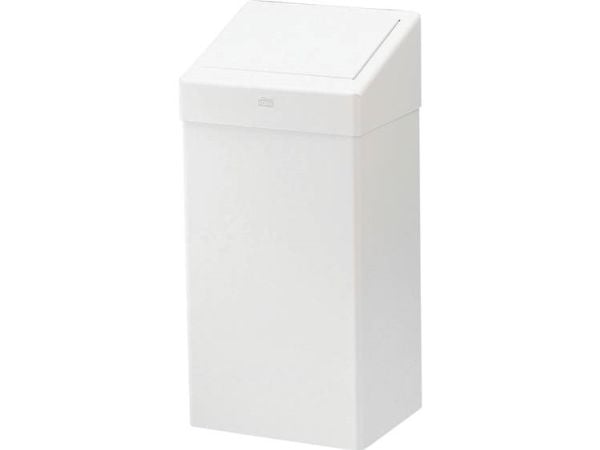 Tork 228000, 50 l, Rektangulær, Metall, Hvit, 355 mm, 275 mm