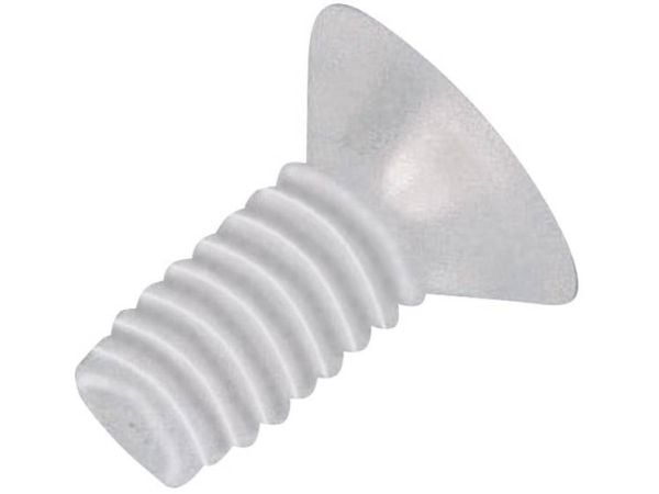 TOOLCRAFT countersunk plateskruer M4 20 mm kryss spor Philips DIN 966 plast polyamid 10 stk 839987