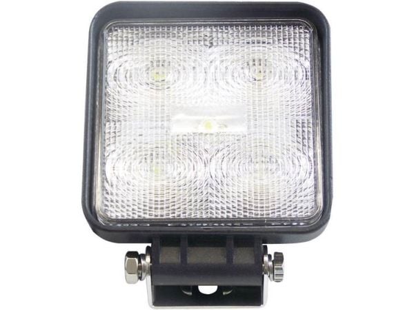 Berger & Schröter arbeidslys 12 V, 24 V, 5x3 W, 1150 lm, nærfeltbelysning (B x H x D) 110 x 110 x 41 mm, 900 lm, 6000 K