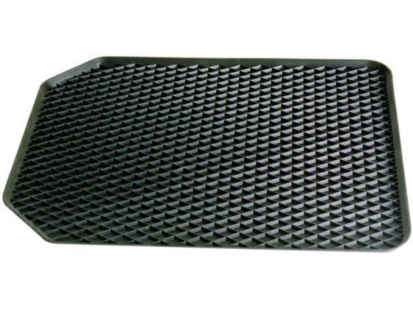 HP Autozubehör 16524 fotmatte passer til (bilmerke): universal gummi (L x B x H) 55 x 45 x 4,5 cm sort
