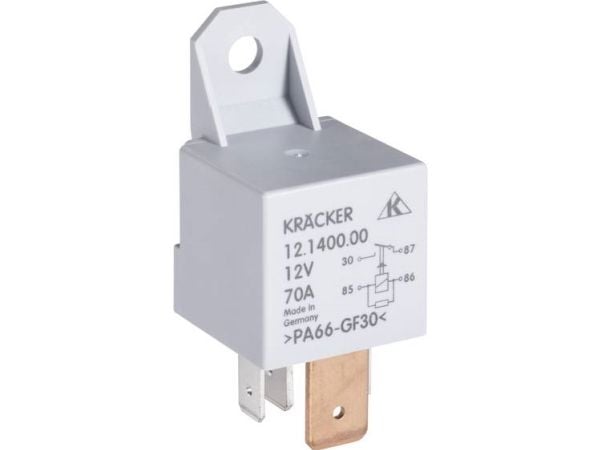 Kräcker 12.1400.00 kjøretøyrelé 12 V/DC 70 A 1 x sluttkontakt