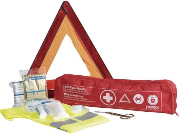 Malteser 43999712 Lanyard-laukku Sis. varoitusvalon, Sis. varoitusraidan