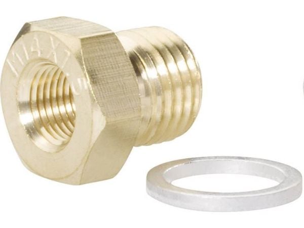 Equus 6908 gjengeadapter regulator for oljetemperatur/oljetrykk M14 x 1.5