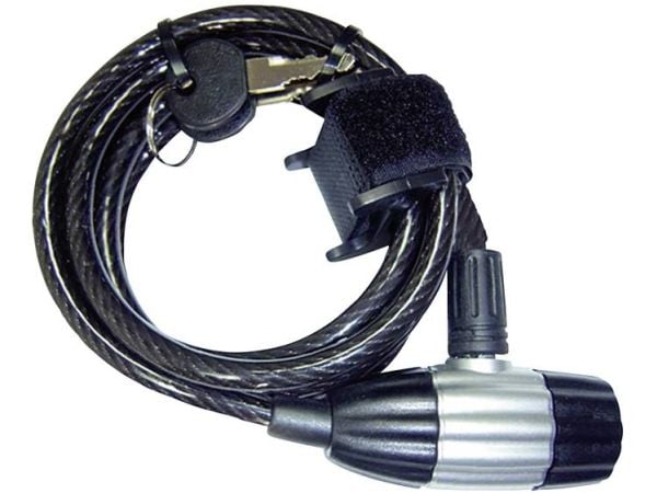 Security Plus SK 55 Kabellås Svart nyckellås