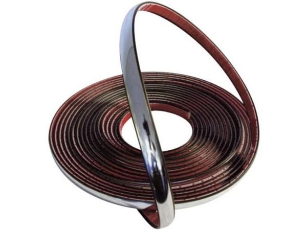 HP biltilbehør 2218521/18.809 bildekorlist krom (L x B) 8 m x 9 mm
