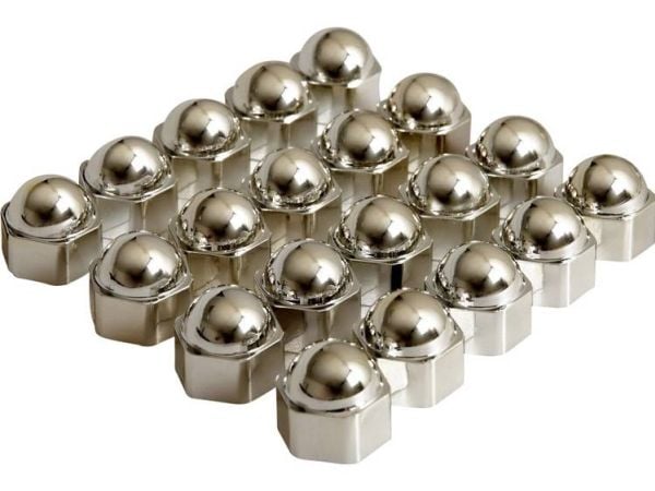 HP hjulbolt-kapsel 82.712 passer til 17 mm krom plast