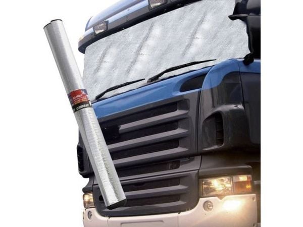 HP biltilbehør rudeavdekking aluminium sølv tyverisikring (B x H) 2,55 x 1 m lastebil SUV varebil buss