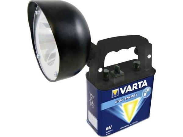 Varta 18660101421, Lommelykt, Sort, Blå, LED, 4 W, 190 lm, 430 m