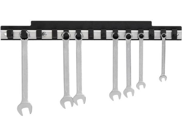 TOOLCRAFT 88 68 92 Gaffelring med nyckelhängare i aluminium (L x B) 435 mm x 48 mm