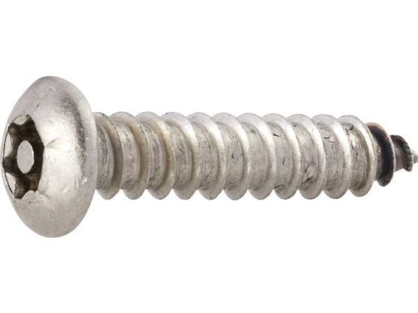 TOOLCRAFT 88114 sporstift-/kærvskruer 4,2 mm, 13 mm, T-profil med tapp, rustfritt stål, 10 stk