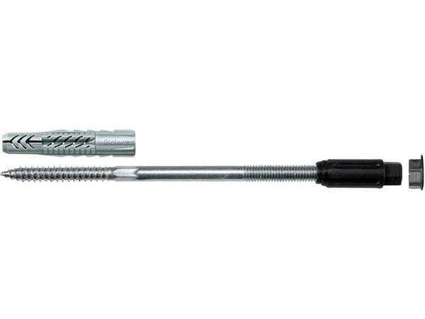 Fischer 45689, Kit med skruv och väggplugg, Tegel, Betong, 1 cm, 20 cm, 20 styck, Låda