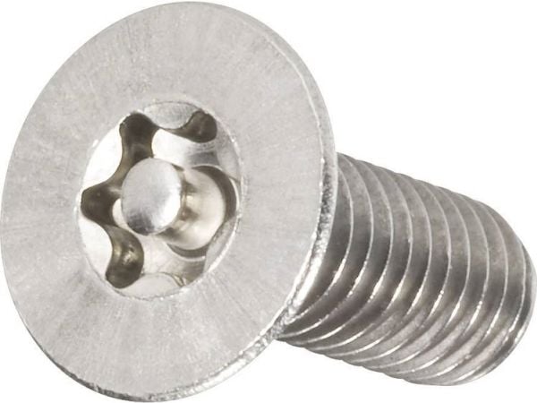 Toolcraft 888823, Skrue, Rustfrit stål, Generel nytteværdi, M6, Fuld tråd, Rundt hoved