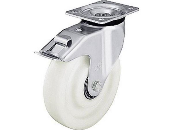 Styrehjul med bremse Blickle LK-SPO 125K-3-FI