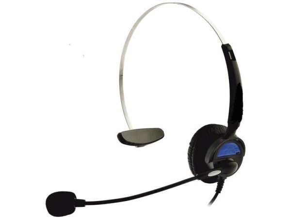 BASETech KJ-97, Hodesett, Ørekrok, Kontor/kundesenter, Svart, 1,9 m, Koblet med ledninger (ikke trådløs)