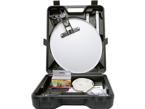TELESTAR 35 Camping Set - Mobilt system för satellit-TV - DVB-S, DVB-S2 - offset dish: 35 cm