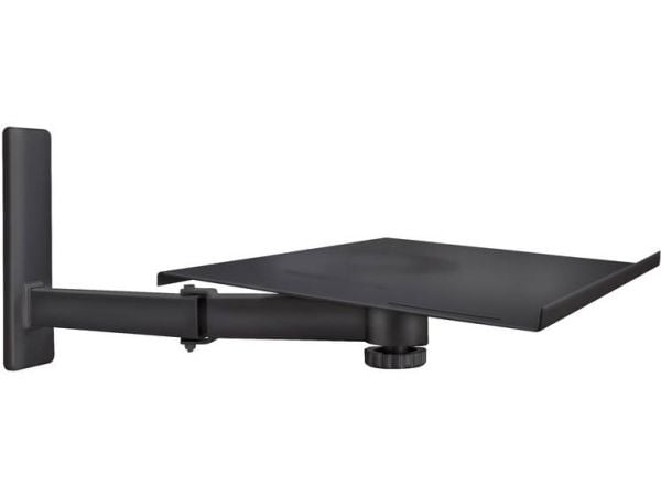 myWall H 20 S, svart, 1 hylla, 35 kg, vägg, 370 mm, 300 mm