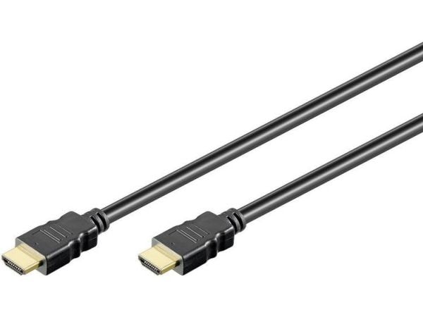Goobay 51821, 3 m, HDMI-tyyppi A (vakio), HDMI-tyyppi A (vakio), 10,2 Gbit/s, Äänen paluukanava (ARC), musta