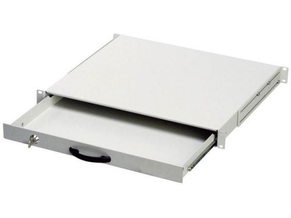 Digitus DN-19 KEY-1U - Tangentbordslåda - ljusgrå, RAL 7035 - 1U - 19" - för P/N: DN-19 07U-6/6, DN-19 09U-6/6, DN-19 12U-6/6, DN-19 16U-6/6, DN-19...