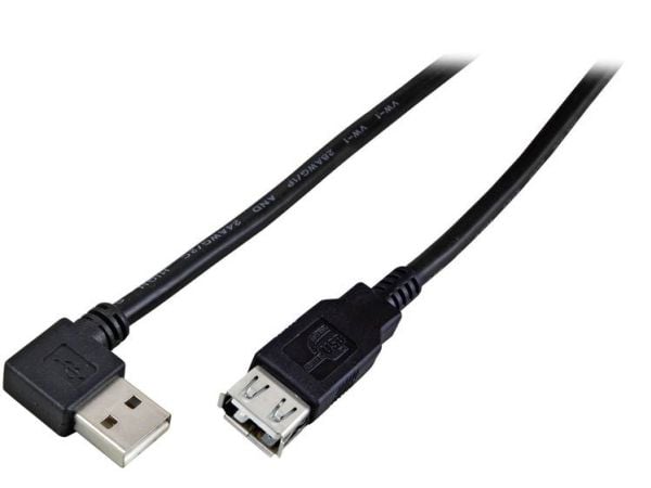 EFB elektronikk K5246SW.1.8, 1,8 m, USB A, USB A, USB 2.0, 480 Mbit/s, sort