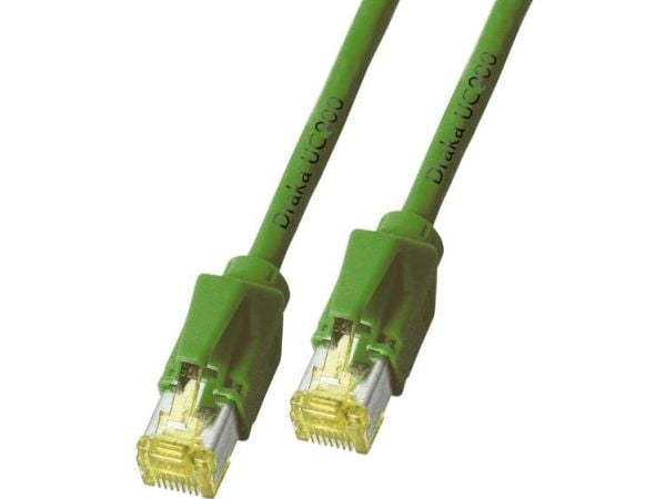 EFB Elektronik 1m, RJ45, 1 m, Cat6a, RJ-45, RJ-45, Grønn