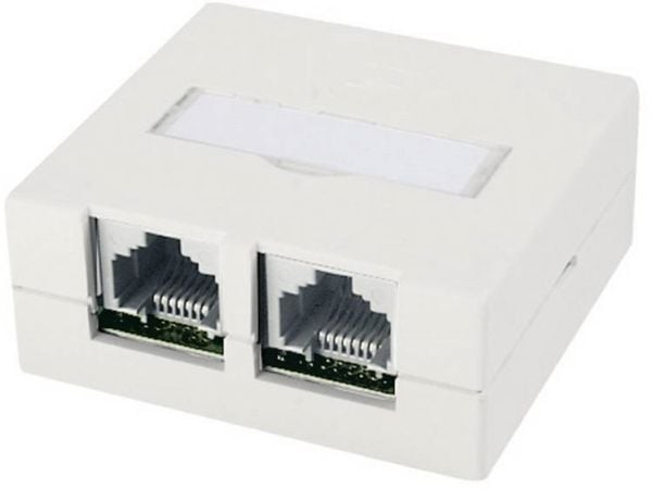 Telegärtner J00023A0056, RJ-45, Valkoinen, 57 mm, 53 mm, 23,3 mm, 50 g