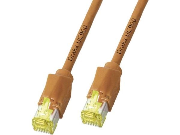 EFB Elektronik 10m, RJ45, 10 m, Cat6a, RJ-45, RJ-45, Oransje