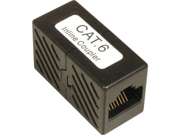 EFB Elektronik 37487.1, RJ45, RJ45, Sort