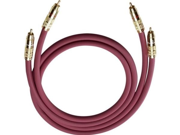 OEHLBACH NF 214 Master Set, 0.7m, 2 x RCA, 0,7 m, Bordeaux