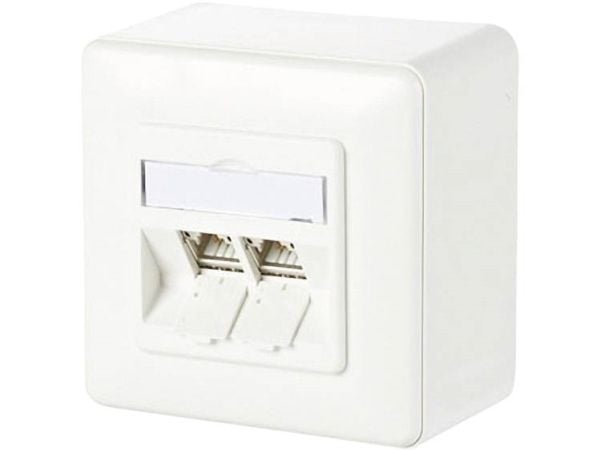 BTR NETCOM 130B11D20002-E, RJ-45, 6a, Valkoinen